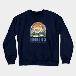 Gateway Arch National Park Crewneck Sweatshirt